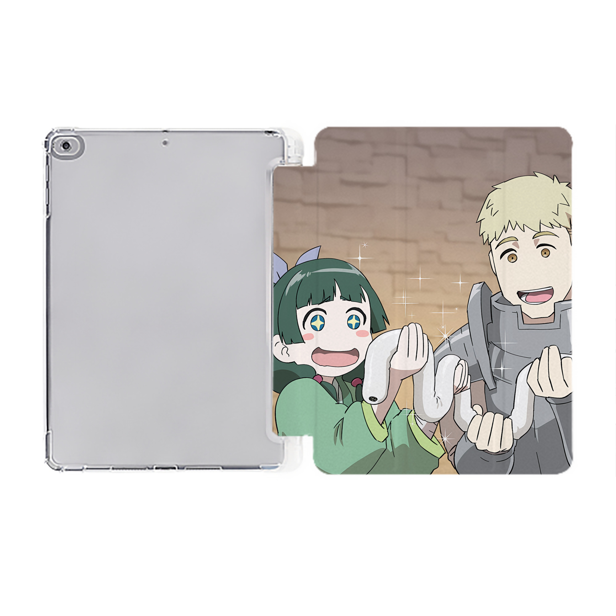 （画像用） 薬屋のひとりごと The Apothecary Diaries IPad ケース ペン収納付き 三つ折りスタンド PUレザー×シリコン 対応機種9.5/10.5/10.9インチ